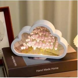 Handmade DIY Material Pack Tulip Sea Table LampLED..