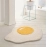 Cashmere Imitation Wool Poached Egg Rug for Bedroom Anti-slip Floor Mat Ins Nordic Doormat Soft Comfortable Door Home Carpet