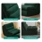 Accent Bean Bag Chair with Footstool Modern Lazy Sofa Chair with Compressed Bean Bag Chair