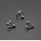 1 Pcs S Shape 316L Stainless Steel Lip Piercing Nose Ring Helix Piercing Cartilage Earring Body Piercing Vajinal Jewelry 16G