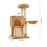 Cat Tree Luxury Cat Towers with Double Condos Spacious Perch Cat Hammock Fully Wrapped Scratching Sisal Post and Dangling Balls